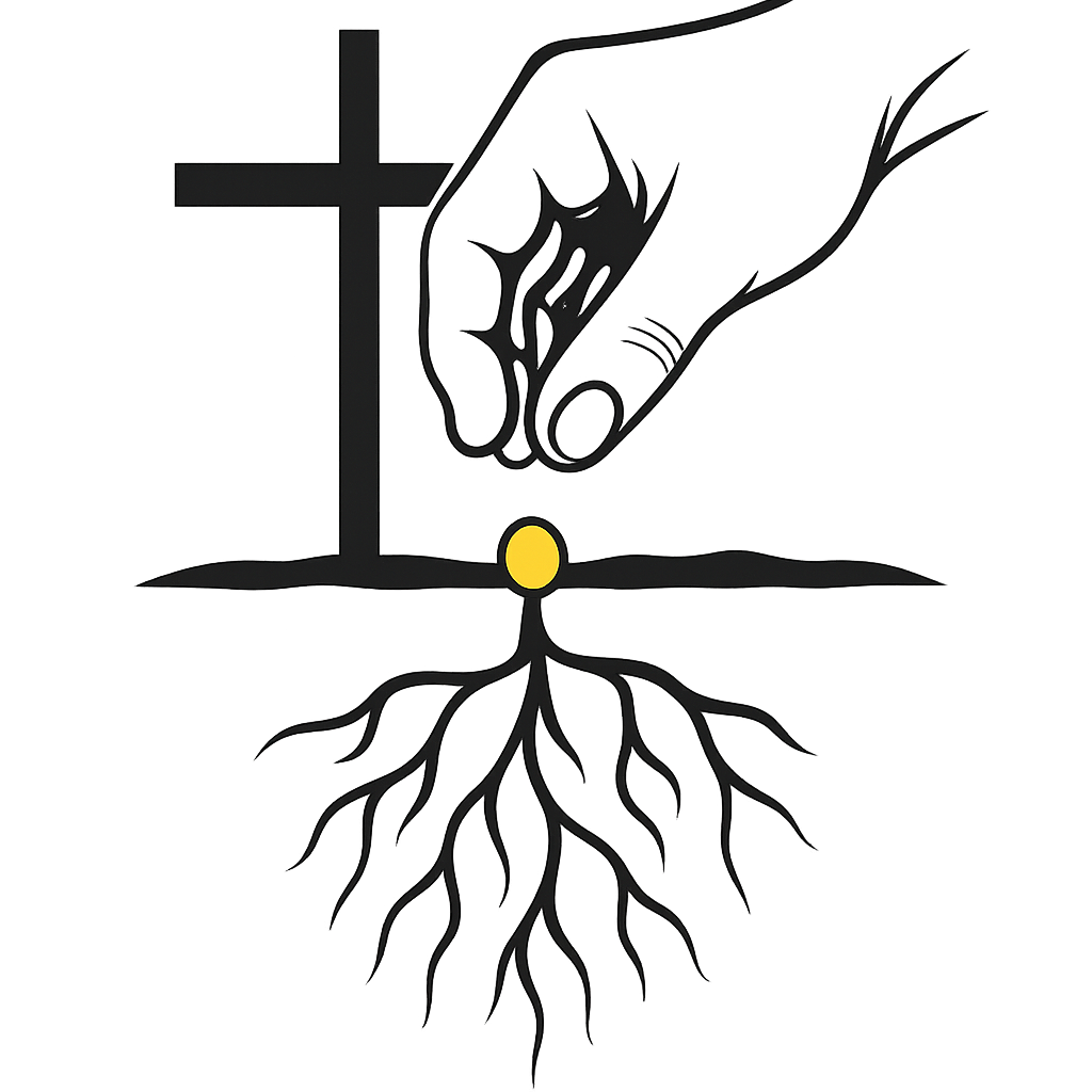Mustard Seed Logo and Planting Image